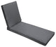 Mozaic Home Charcoal Outdoor/Indoor Chaise Lounge Cushion, 78"x21"x3"