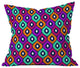 Deny Designs Aimee St Hill Leela Purple Outdoor Throw Pillow