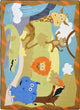 Kid Essentials Rug, Jungle Babies, 5'4"x7'8"