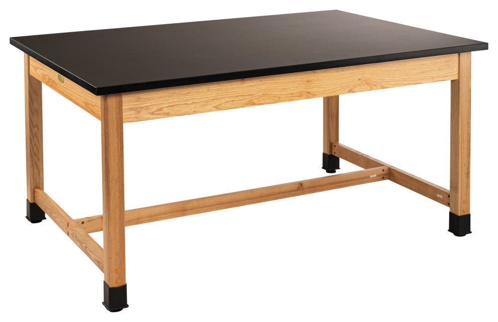 NPS Wood Science Lab Table, 42 x 60 x 36, Chemical Resistant Top