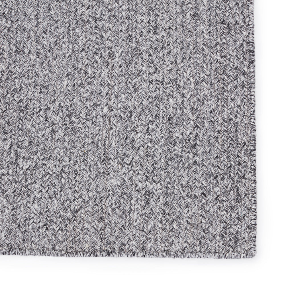Jaipur Living Maracay Indoor/ Outdoor Solid Area Rug, Black/White, 4'x6'