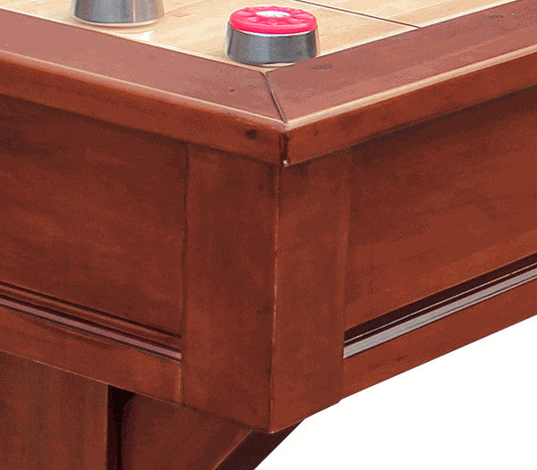 Brazos River Pro-Style Shuffleboard Table by Playcraft, Chestnut, 12'