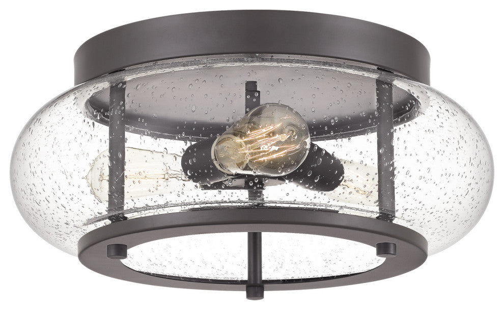 Trilogy 3-Light Flush Mount, Old Bronze