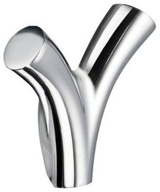 Life Double Hook, Polished Chrome