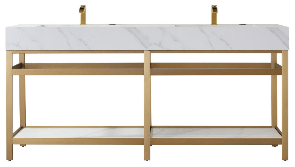 Miseno MV701172-NM Bilbao 72" - Brushed Gold