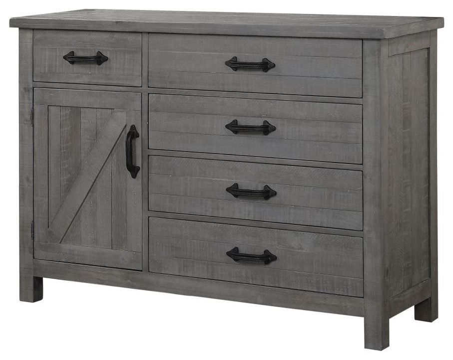 Haven Modern Farmhouse Rustic Dresser, Without Mirror