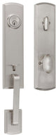 Delaney Hardware Briona Series Residential Dummy Handle Set, Satin Nickel