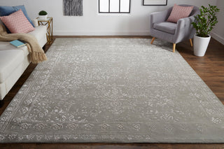 Weave & Wander Khalo Wool Rug, Gray/Silver, 8' X 10'