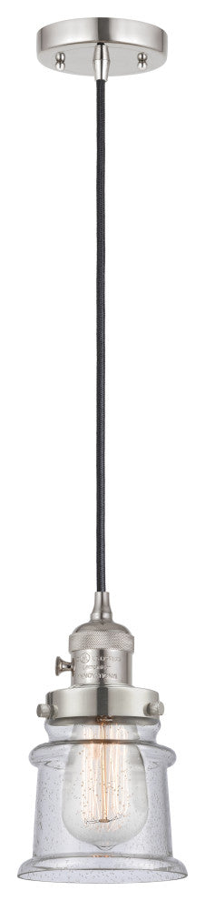 INNOVATIONS 201CSW-PN-G184S-LED 1-Light Mini Pendant Polished Nickel