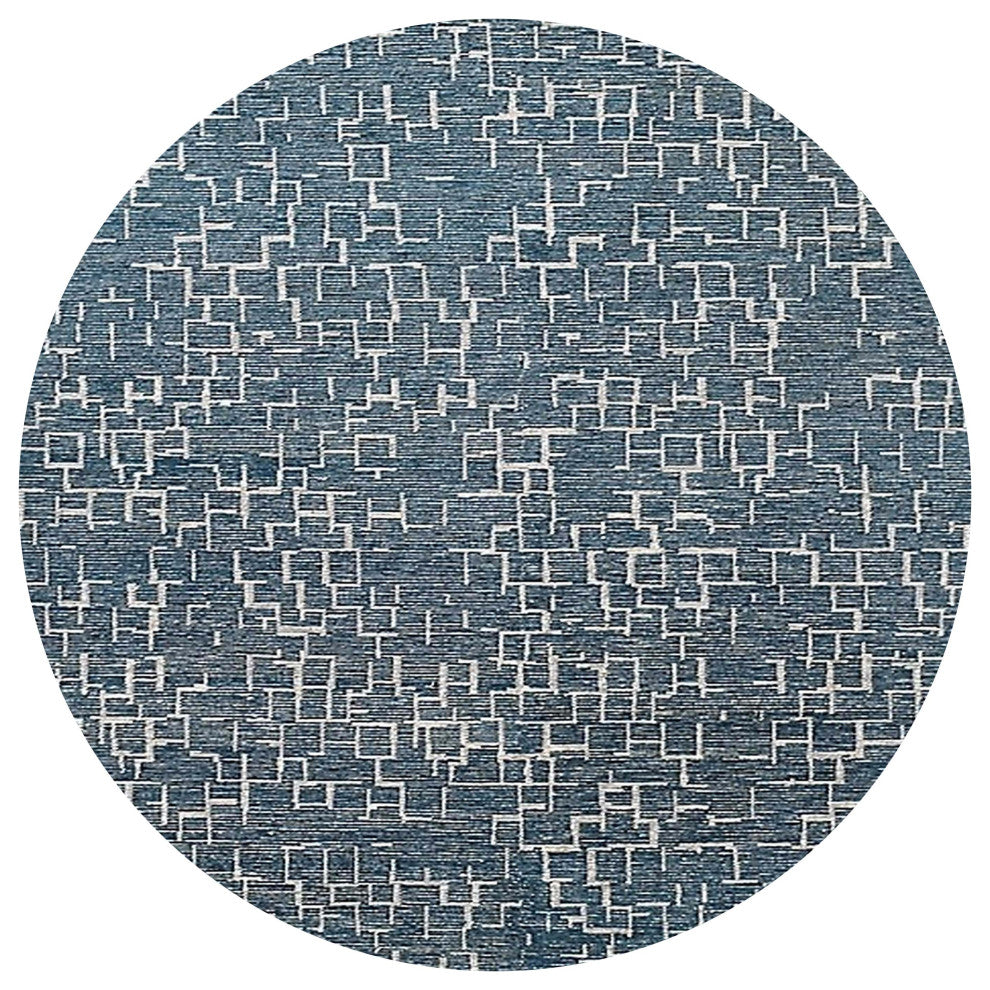 Ahgly Company Indoor Round Mid-Century Modern Area Rugs, 8' Round