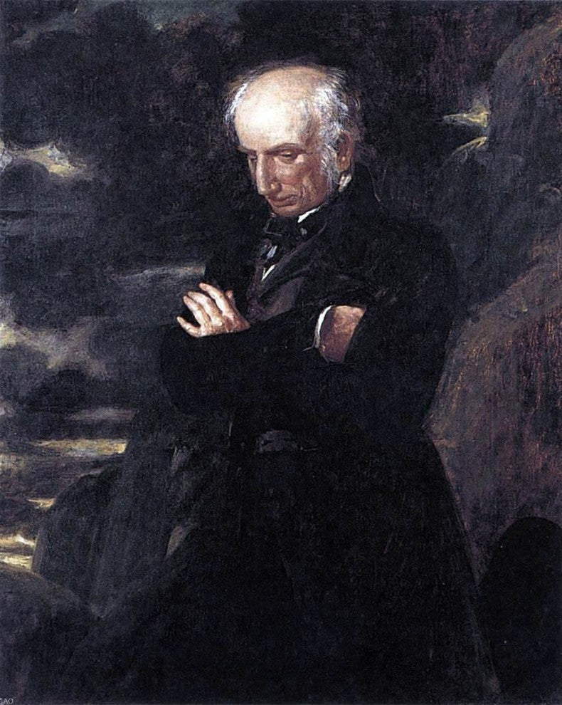 Benjamin Robert Haydon Wordsworth on Helvellyn Gallery Wrapped Canvas Print