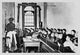 Teacher Instructs Students From Blackboard in Classroom- Canvas Poster 20" x 30"