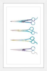 "Scissors" Framed Painting Print