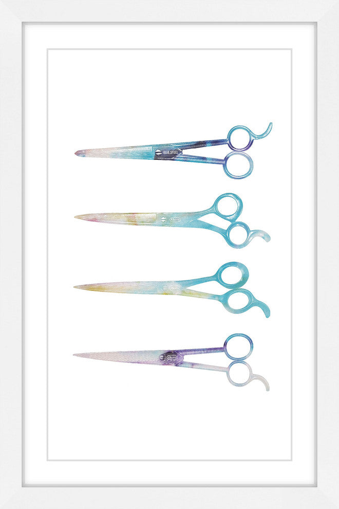 "Scissors" Framed Painting Print