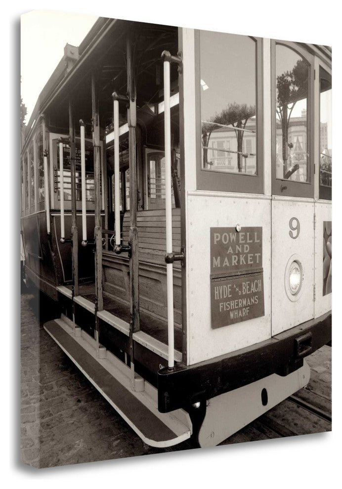 "Cable Car - 4" By Alan Blaustein, Giclee Print on Gallery Wrap Canvas