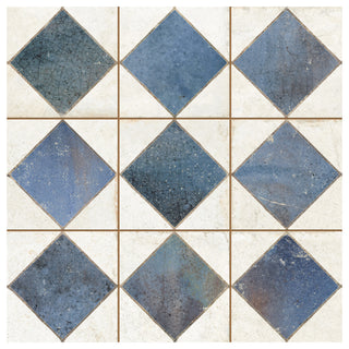 Kings Arles Blue Ceramic Floor and Wall Tile