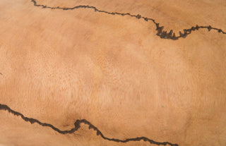 Lightning Vase, Mango Wood, Low