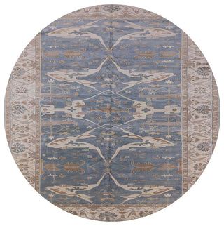 Ahgly Company Indoor Round Mid-Century Modern Area Rugs, 8' Round