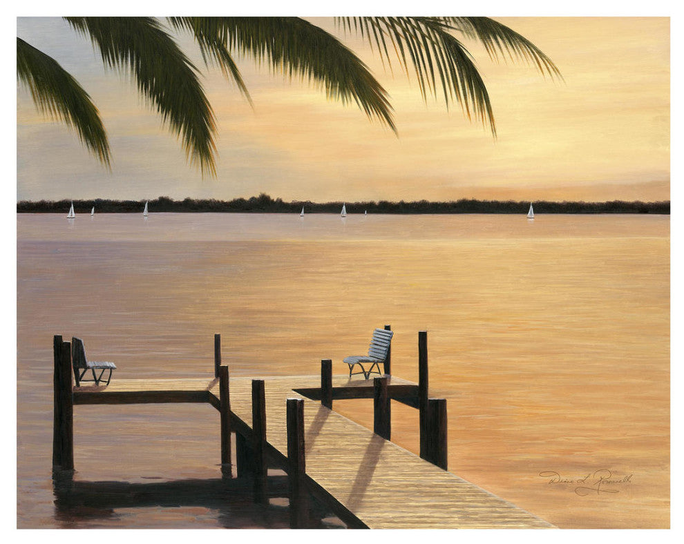 "Dream River" Digital Paper Print by Diane Romanello, 26"x20"
