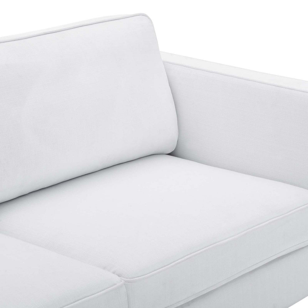 Kaiya Fabric Sofa, White