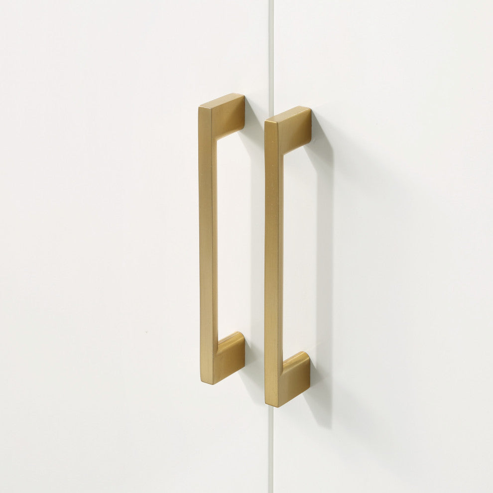 Gracie Bathroom Vanity, Satin White With White Quartz, 24"