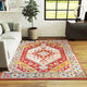 Jolly Traditional Heriz Rug - Terracotta - 7' 10" X 9' 10"