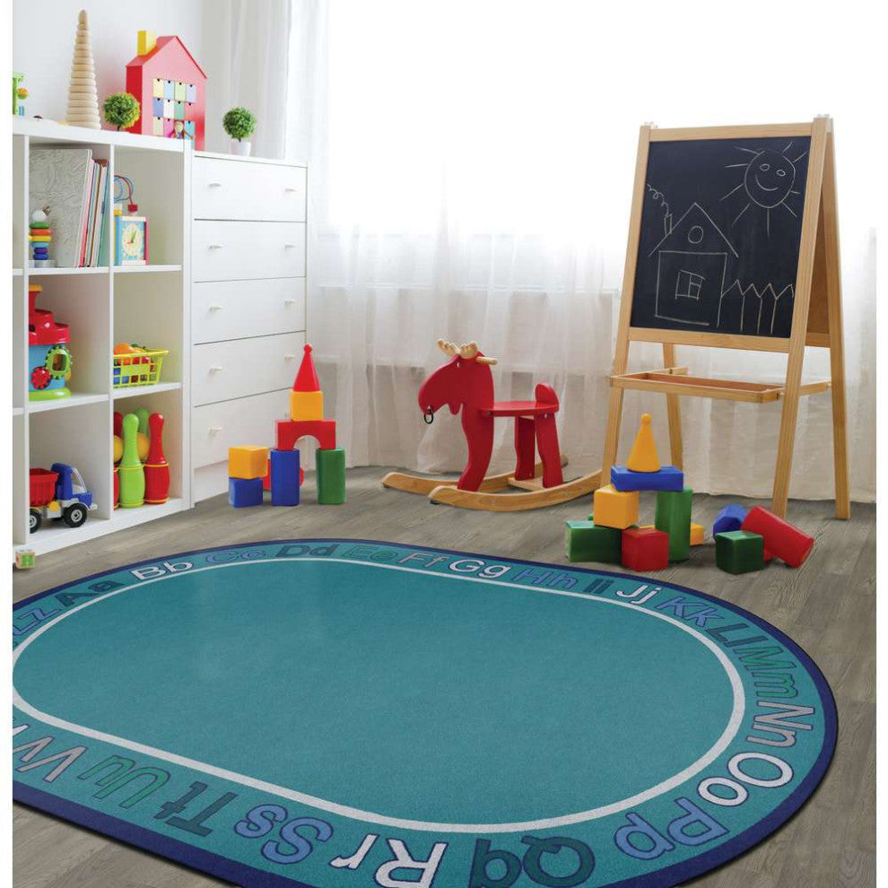 Flagship Carpets FA1854-45FS Know Your Abc`S Cool Tone