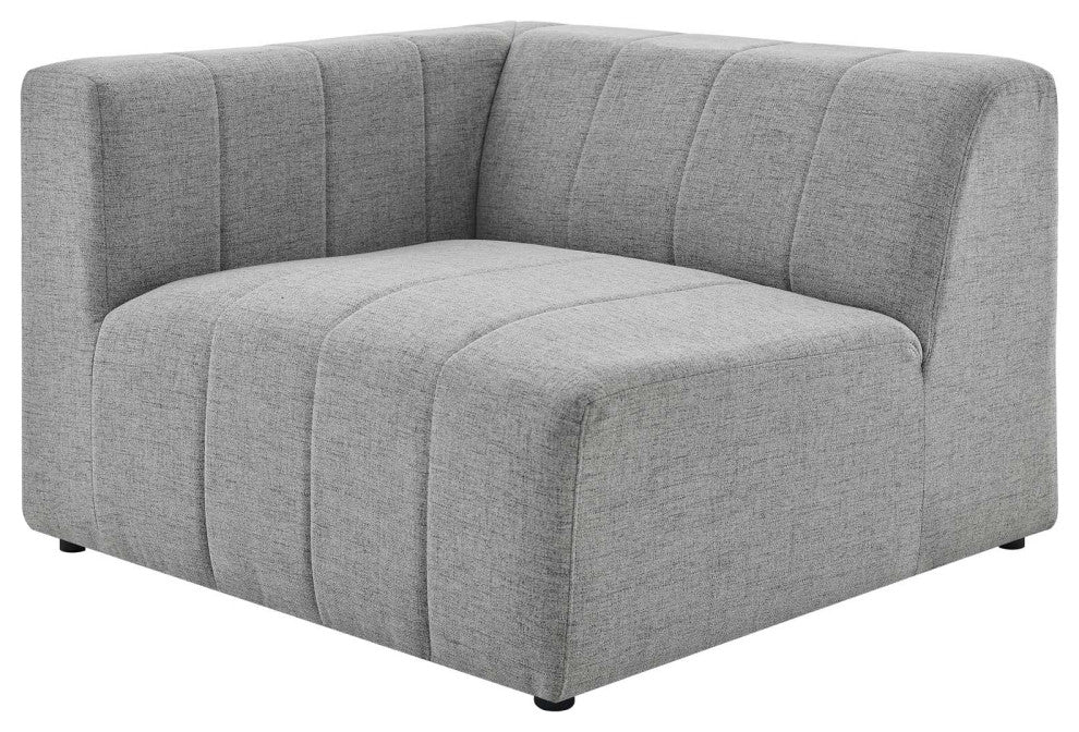 Sectional Sofa Set, Fabric, Gray, Modern, Living Lounge Hotel Hospitality