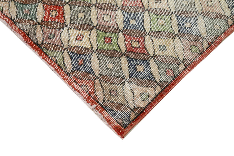 Rug N Carpet - Handwoven Anatolian 4' 4'' x 7' 10'' Vintage Area Rug