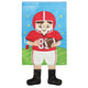 Crazy Leg Football Red Black, 24"