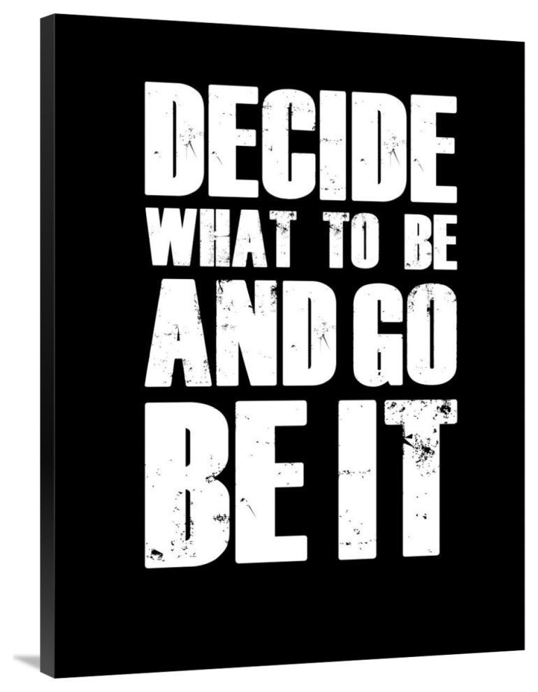"Be It Poster Black" Fine Art Print