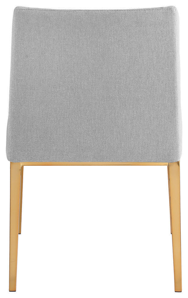 Haines Polyester Fabric Dining Chair, Grey