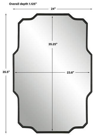 Uttermost Casmus Iron Wall Mirror
