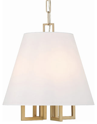 Crystorama Lighting Group 2254 Westwood 4 Light 14"W Pendant - Vibrant Gold