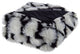 Inspired Home Hillary Throw Luxuriously Soft, Acrylic 50"x60", Black