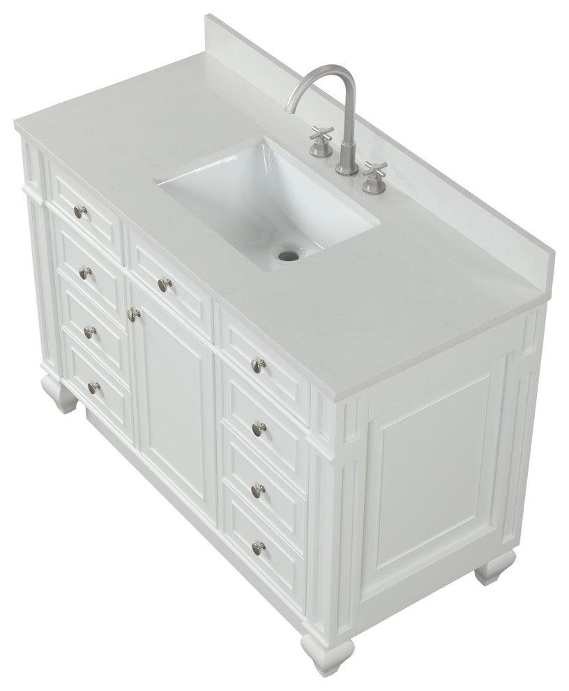 Winston Traditional White 48" Single Vanity