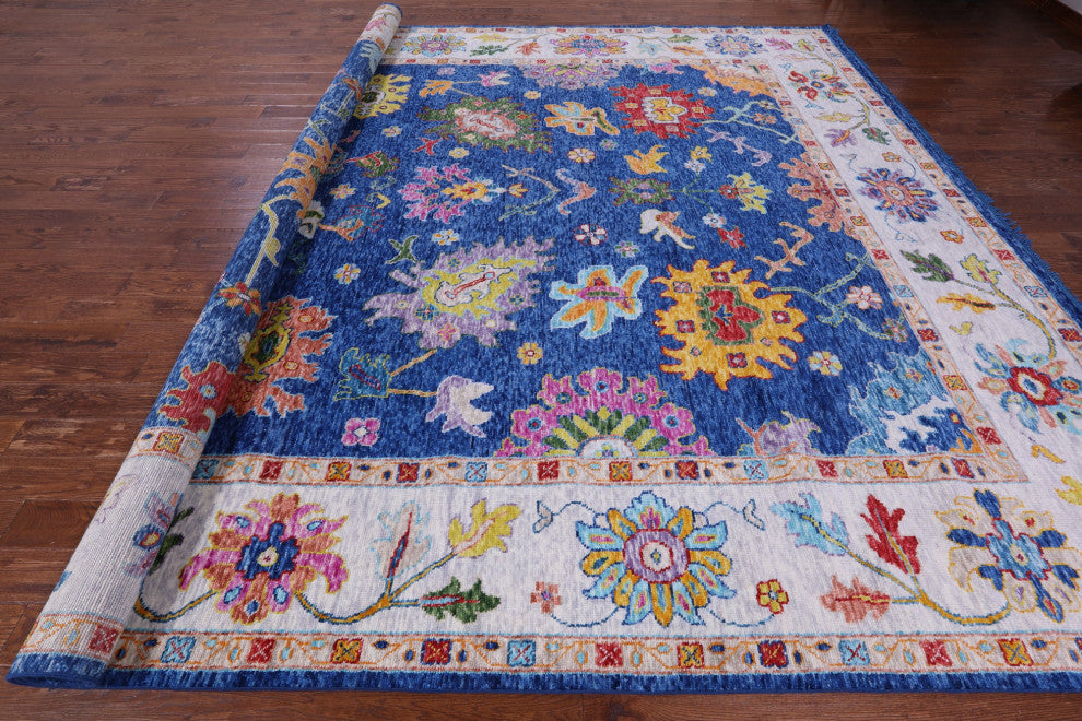 12' 0" X 14' 9" Turkish Oushak Handmade Wool Rug - Q16122