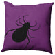 20"x20" Big Spider Decorative Throw Pillow, Amethyst