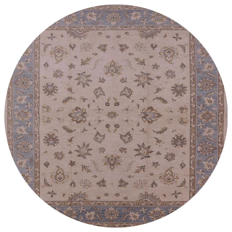 Ahgly Company Indoor Round Mid-Century Modern Area Rugs, 6' Round