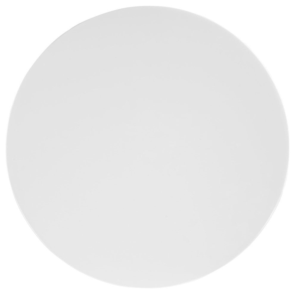 Modern Contemporary Kitchen 36" Fiberglass Dining Table White
