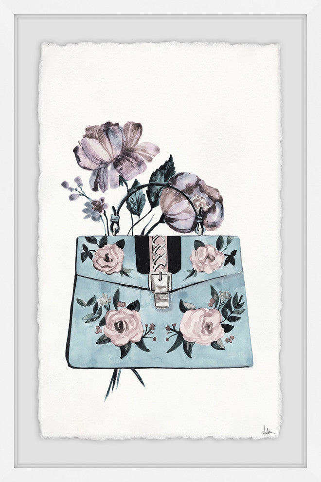 "Too Elegant" Framed Painting Print, 12"x18"