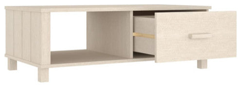 vidaXL Coffee Table End Table Side Table HAMAR Honey Brown Solid Wood Pine