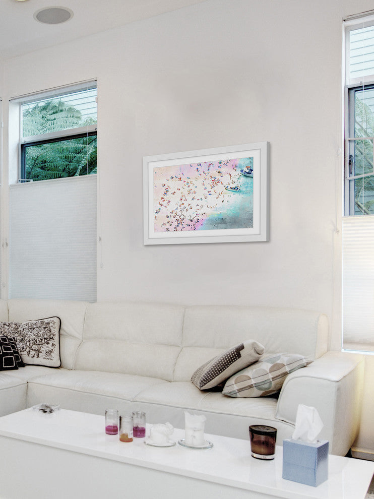 "Fun And Sun" Framed Painting Print, 45"x30"