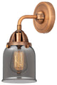 Small Bell Sconce, Antique Copper, Plated Smoke