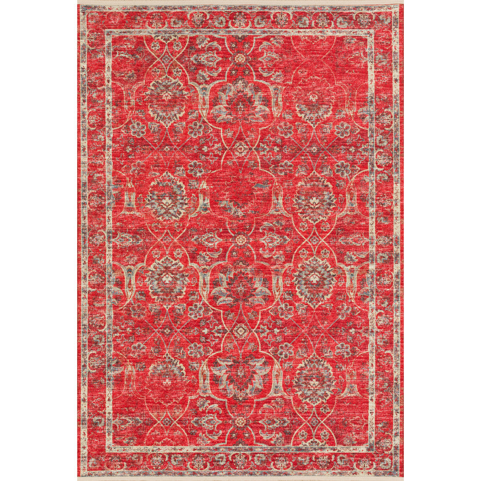 Indoor/Outdoor Marbella MB5 Poppy Machine Washable 9' x 12' Rug