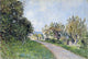 Alfred Sisley Path near Sevres, Gallery Wrapped Canvas Print, 18"x27"