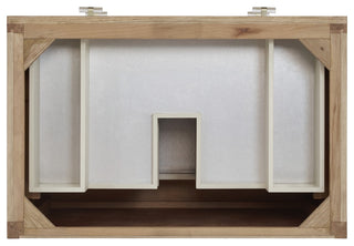 Celeste 36" Single Vanity, Sunwashed Oak, Embossed Shagreen