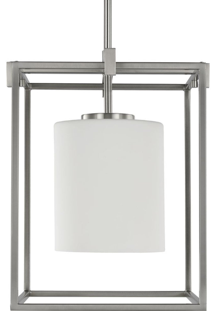 Chadwick Collection 1-Light Brushed Nickel Mini-Pendant