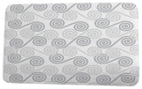 Intercoastal Waterway Rip Curl Geometric Print Bath Mat, Gray, 17"x24"
