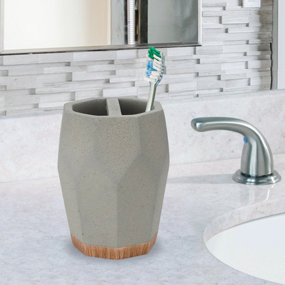 nu steel Cement Toothbrush Holder